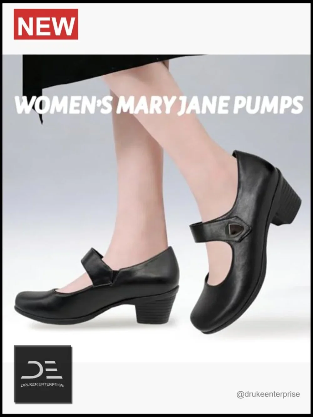 Low Heel Pumps, Comfortable Slip-Ons Casual Work Office Round Toe Dressy Shoes